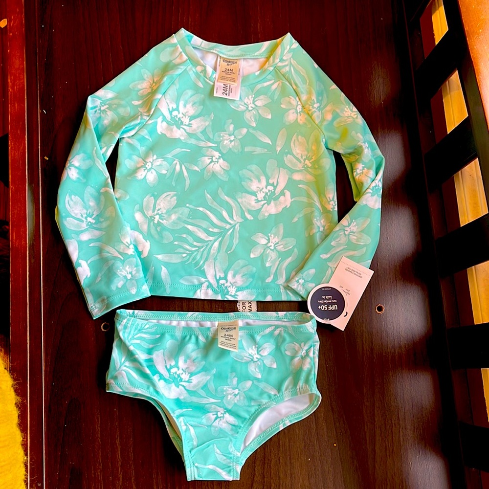 2 piece carters  bathing suit. Size 24 months. Brand new, unworn
